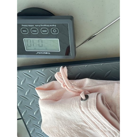 Per Se Pull-On Capri Pants Women L Drawstring Peach Linen Blend Cropped Classic - Picture 8 of 8